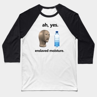 Ah Yes Enslaved Moisture T-shirt, Funny Dank Meme T-shirt, Meme Shirt, Surreal Meme T-shirt, Funny Meme Gift Baseball T-Shirt